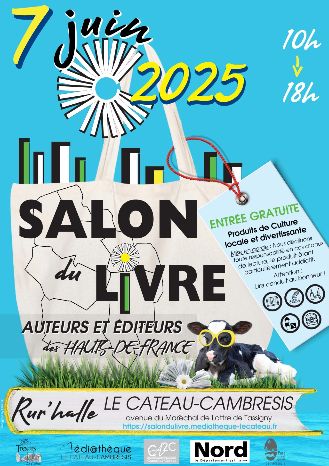 Affiche salon du livre